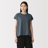 婦人　引き揃え天竺編みフレンチスリーブＴシャツ