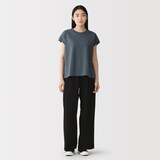 婦人　引き揃え天竺編みフレンチスリーブＴシャツ