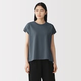 婦人　引き揃え天竺編みフレンチスリーブＴシャツ