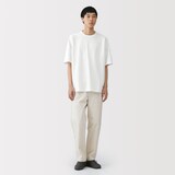 紳士　洗いざらし太番手フットボール五分袖Ｔシャツ