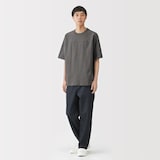 紳士　洗いざらし太番手フットボール五分袖Ｔシャツ