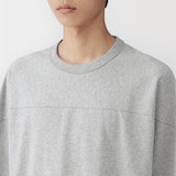 紳士　洗いざらし太番手フットボール五分袖Ｔシャツ