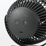 置いても使える　充電式クリップファン
