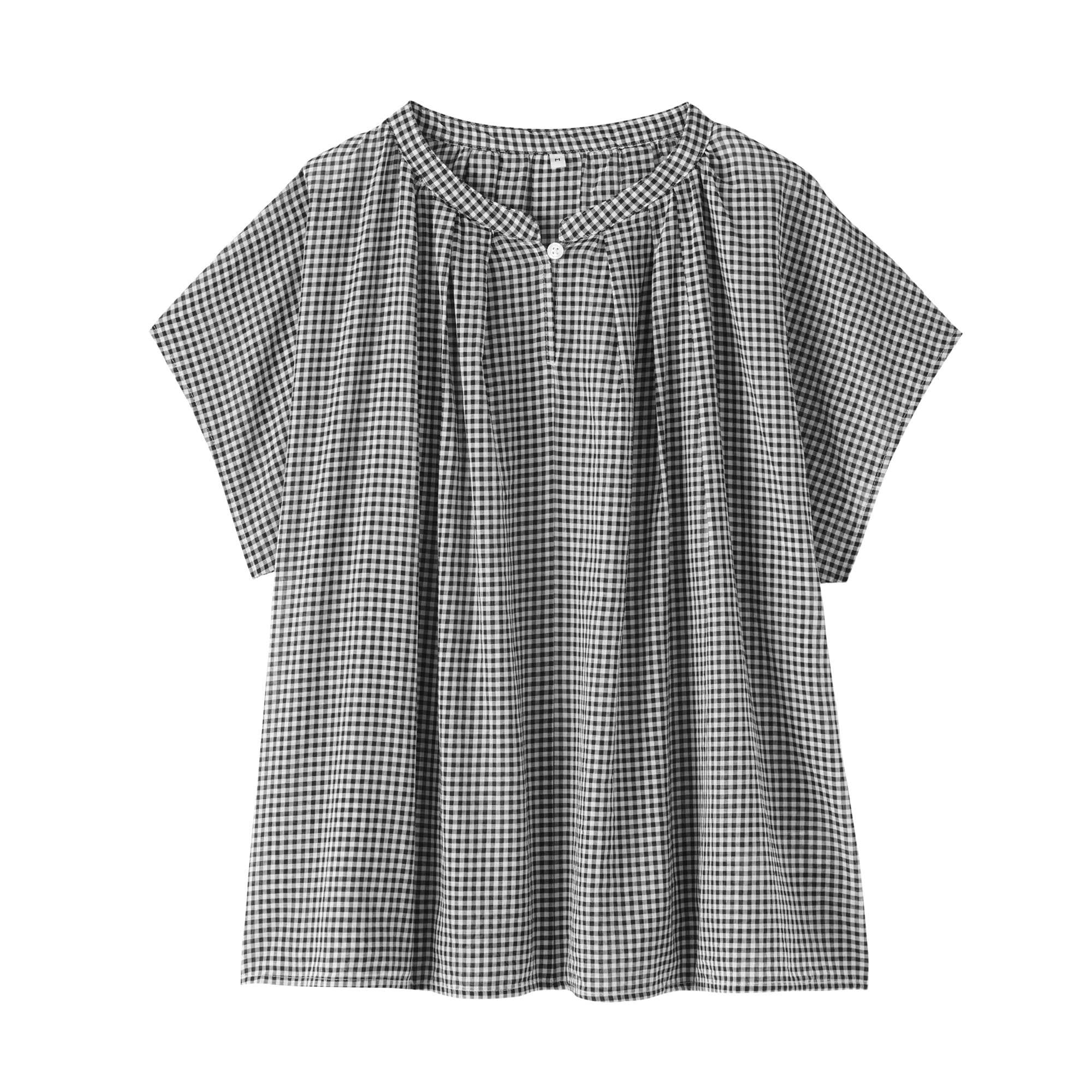 婦人　強撚　シアーフレンチスリーブブラウス