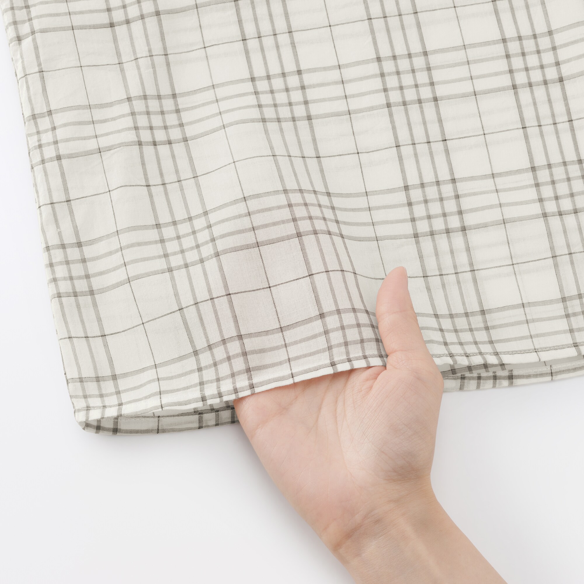 婦人　強撚　シアーフレンチスリーブブラウス