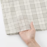 婦人　強撚　シアーフレンチスリーブブラウス