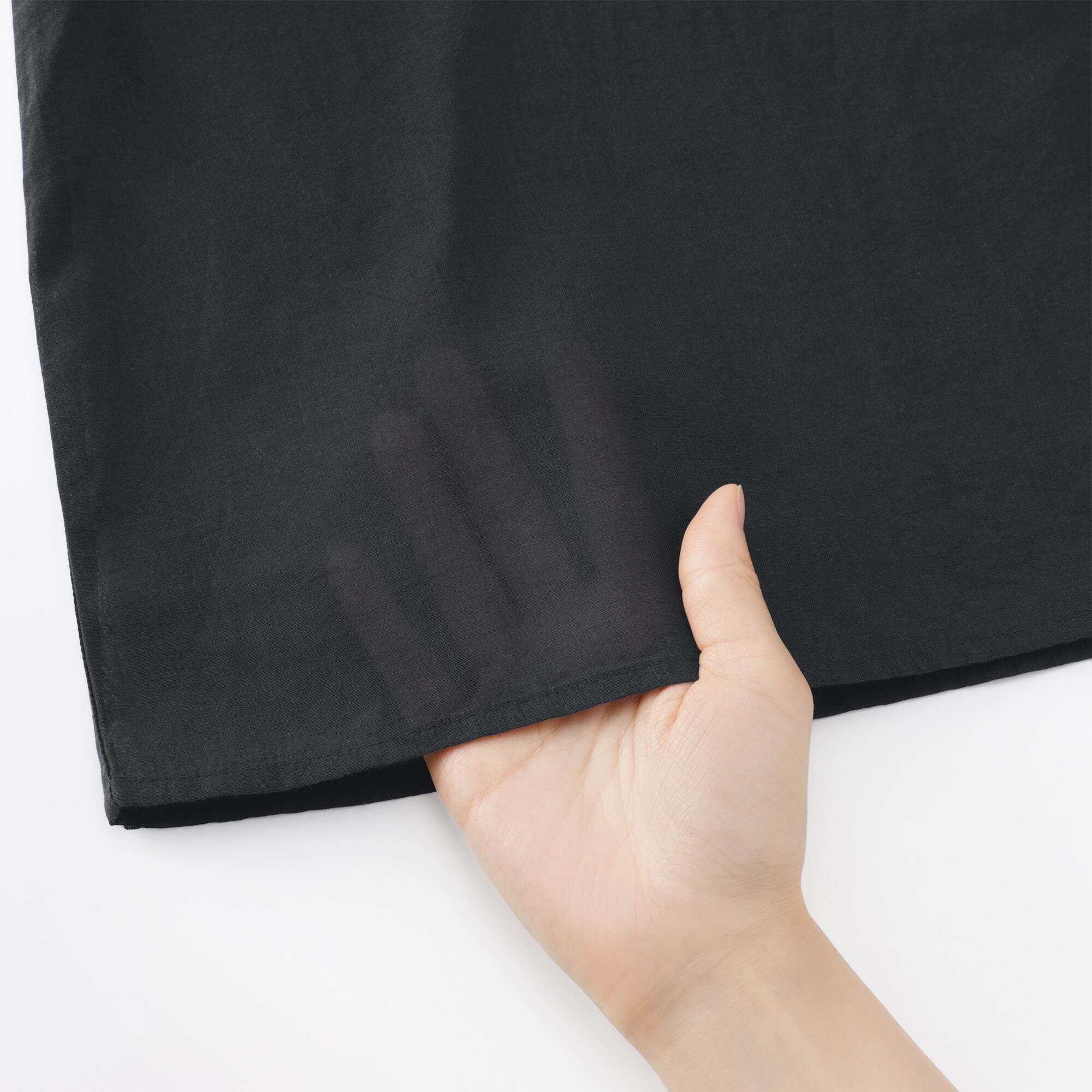 婦人　強撚　シアー半袖ブラウス