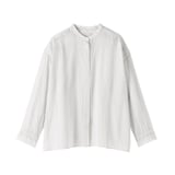 婦人　強撚　シアー長袖シャツ