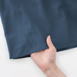 婦人　強撚　シアーミニワンピース