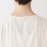 婦人　不揃い楊柳　スリーブレスブラウス