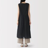 婦人　強撚　シアーカシュクールワンピース