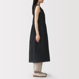 婦人　強撚　シアーカシュクールワンピース