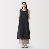 婦人　強撚　シアーカシュクールワンピース