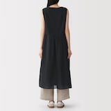 婦人　強撚　シアーカシュクールワンピース