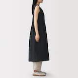 婦人　強撚　シアーカシュクールワンピース