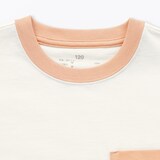 キッズ　カラーブロッククルーネック半袖Ｔシャツ