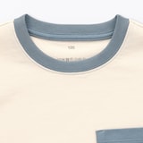 キッズ　カラーブロッククルーネック半袖Ｔシャツ