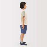キッズ　カラーブロッククルーネック半袖Ｔシャツ