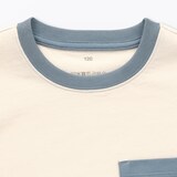 キッズ　カラーブロッククルーネック半袖Ｔシャツ