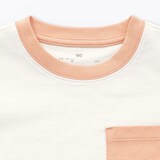 ベビー　あたまするっと　カラーブロッククルーネック半袖Ｔシャツ