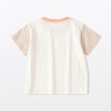 ベビー　あたまするっと　カラーブロッククルーネック半袖Ｔシャツ