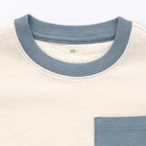 ベビー　あたまするっと　カラーブロッククルーネック半袖Ｔシャツ