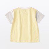 ベビー　あたまするっと　カラーブロッククルーネック半袖Ｔシャツ