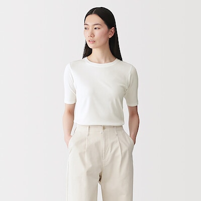 婦人 二重編みスウェットシャツ | 無印良品