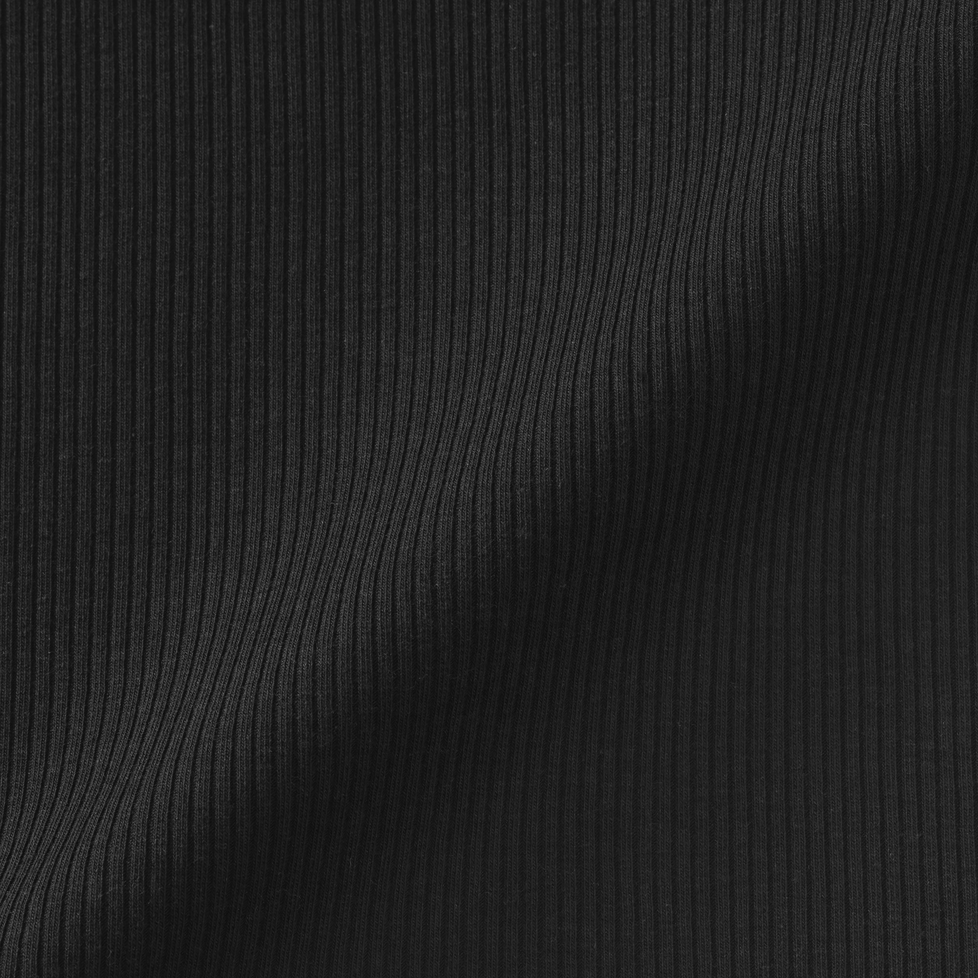 婦人　なめらかリブ編みクルーネック五分袖Ｔシャツ