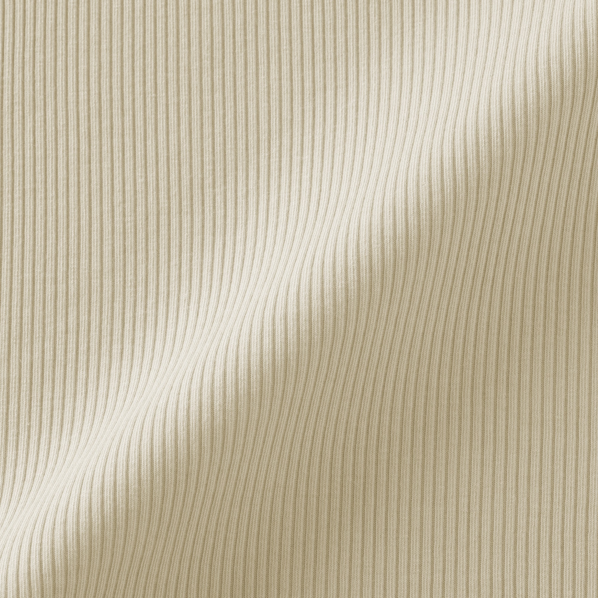 婦人　なめらかリブ編みクルーネック五分袖Ｔシャツ