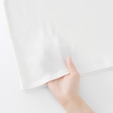 婦人　なめらかリブ編みクルーネック五分袖Ｔシャツ