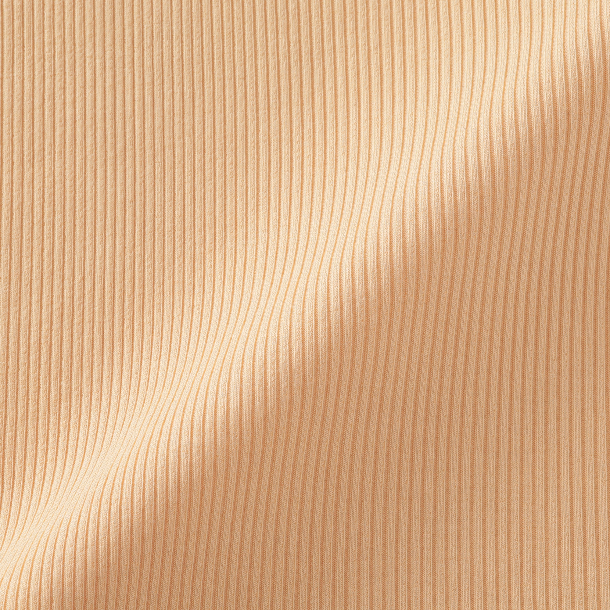 婦人　なめらかリブ編みクルーネック五分袖Ｔシャツ