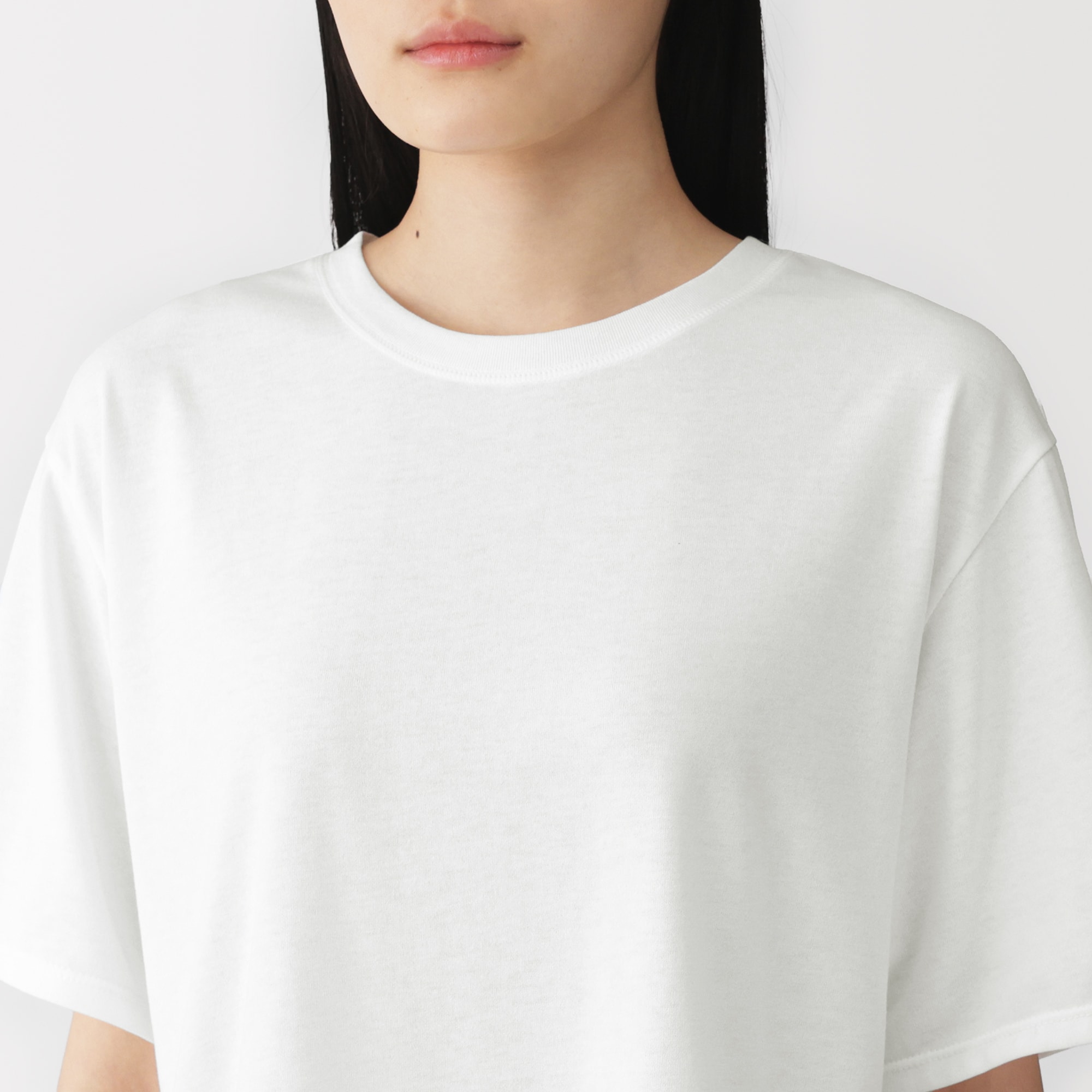 婦人 UVカット吸汗速乾クルーネック半袖Tシャツ | 無印良品