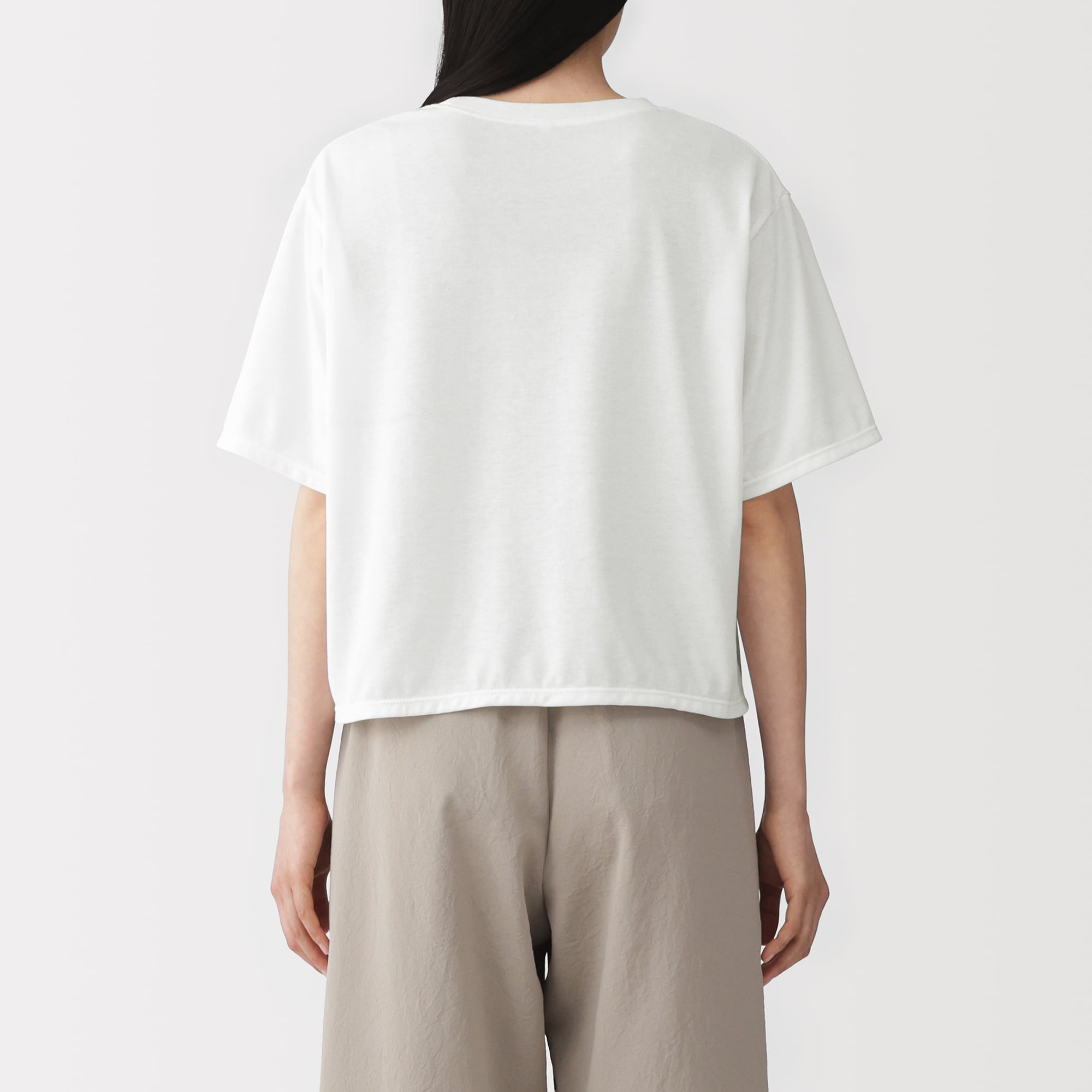 婦人　ＵＶカット吸汗速乾クルーネック半袖Ｔシャツ