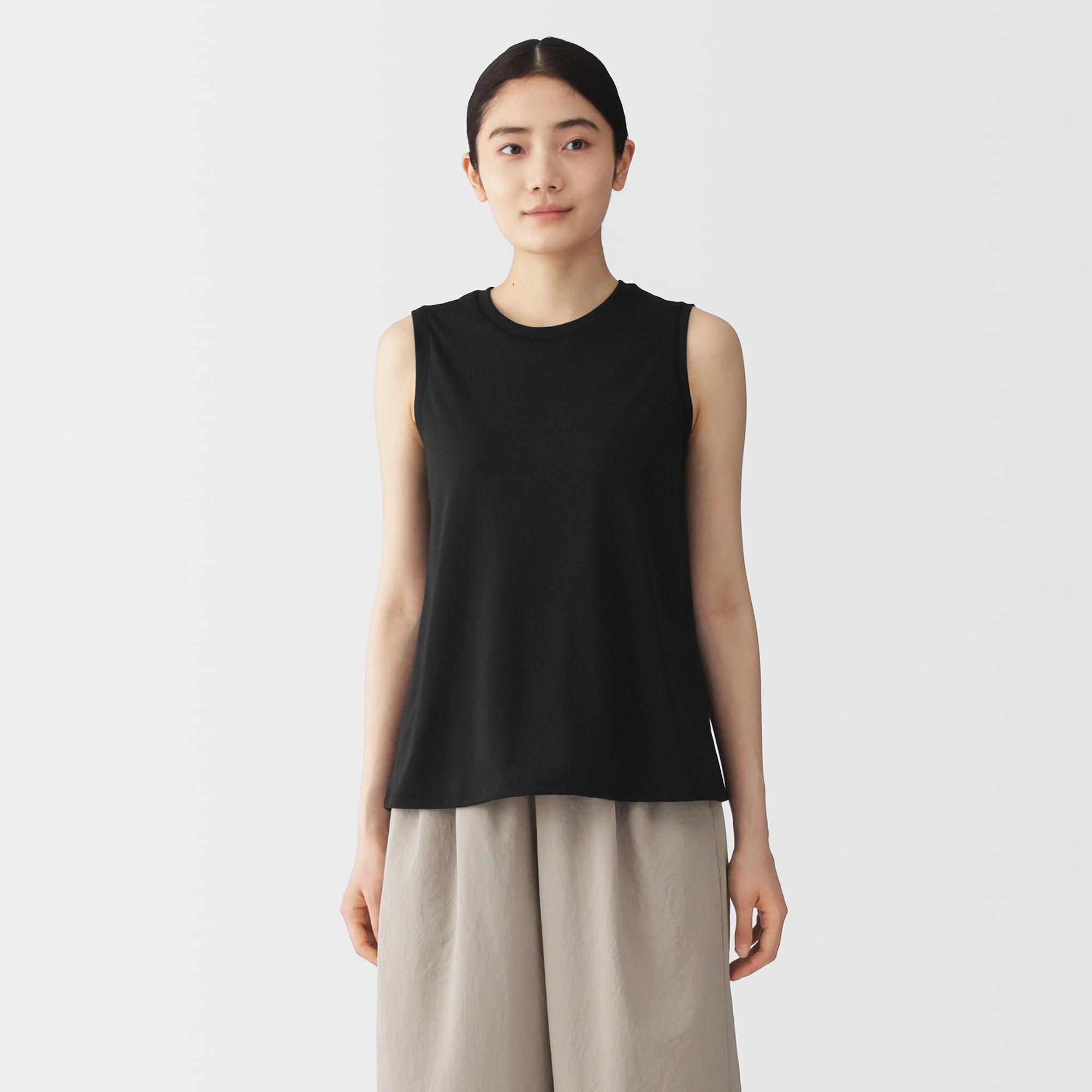 ＜循環＞婦人　ＵＶカット吸汗速乾スリーブレスＴシャツ