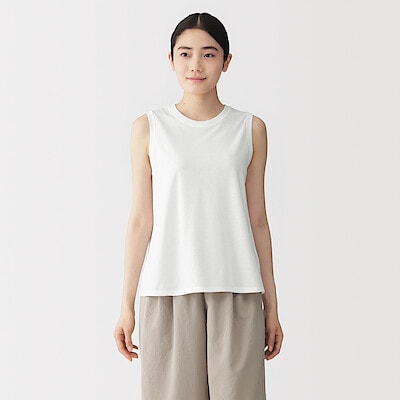 婦人　ＵＶカット吸汗速乾スリーブレスＴシャツ