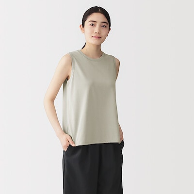 婦人　ＵＶカット吸汗速乾スリーブレスＴシャツ