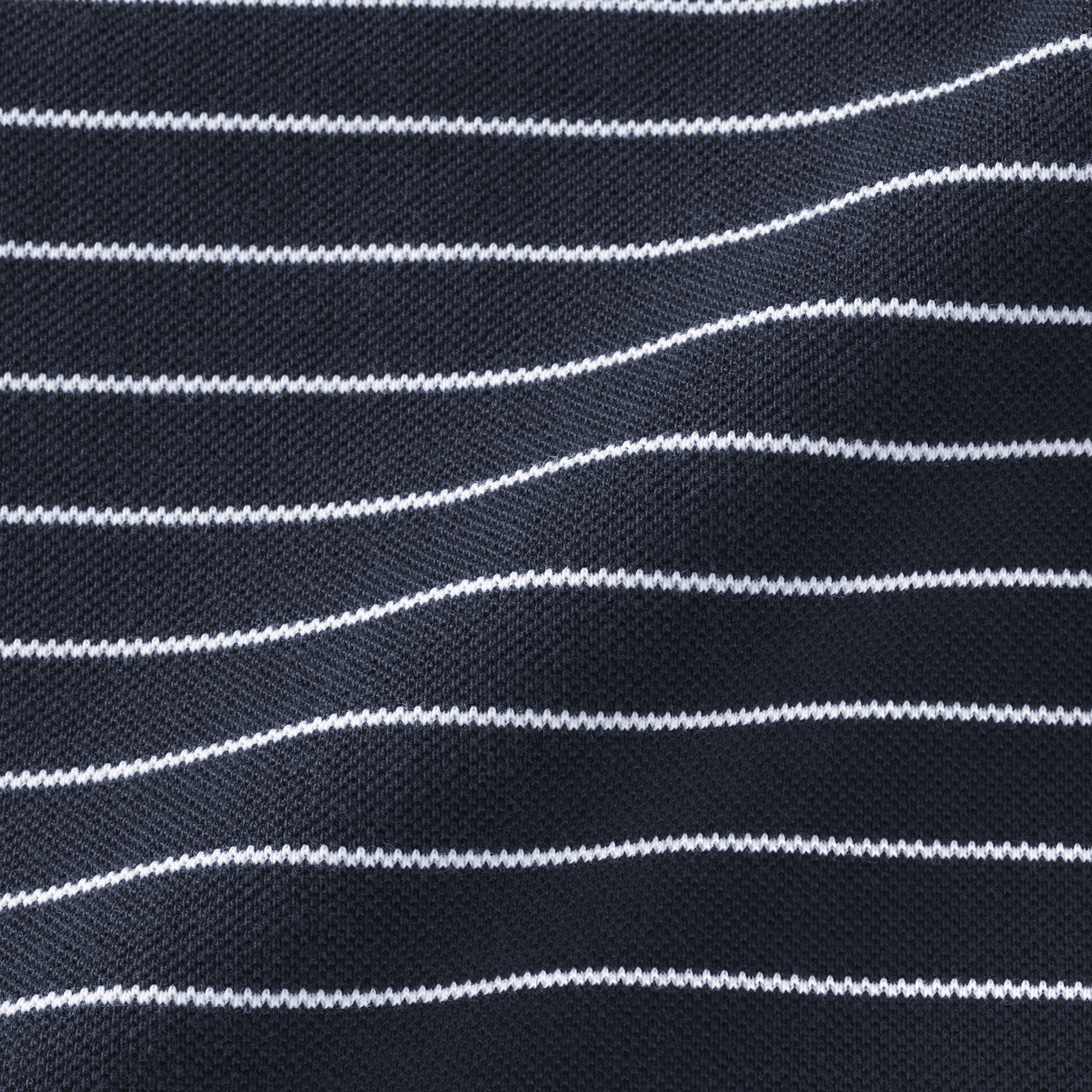 婦人　鹿の子編み半袖ポロシャツ