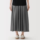 婦人　強撚天竺編みギャザースカート