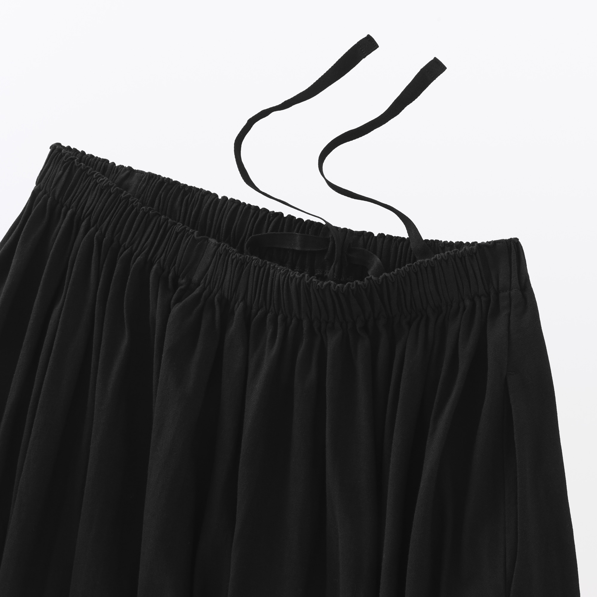 婦人　強撚天竺編みギャザースカート