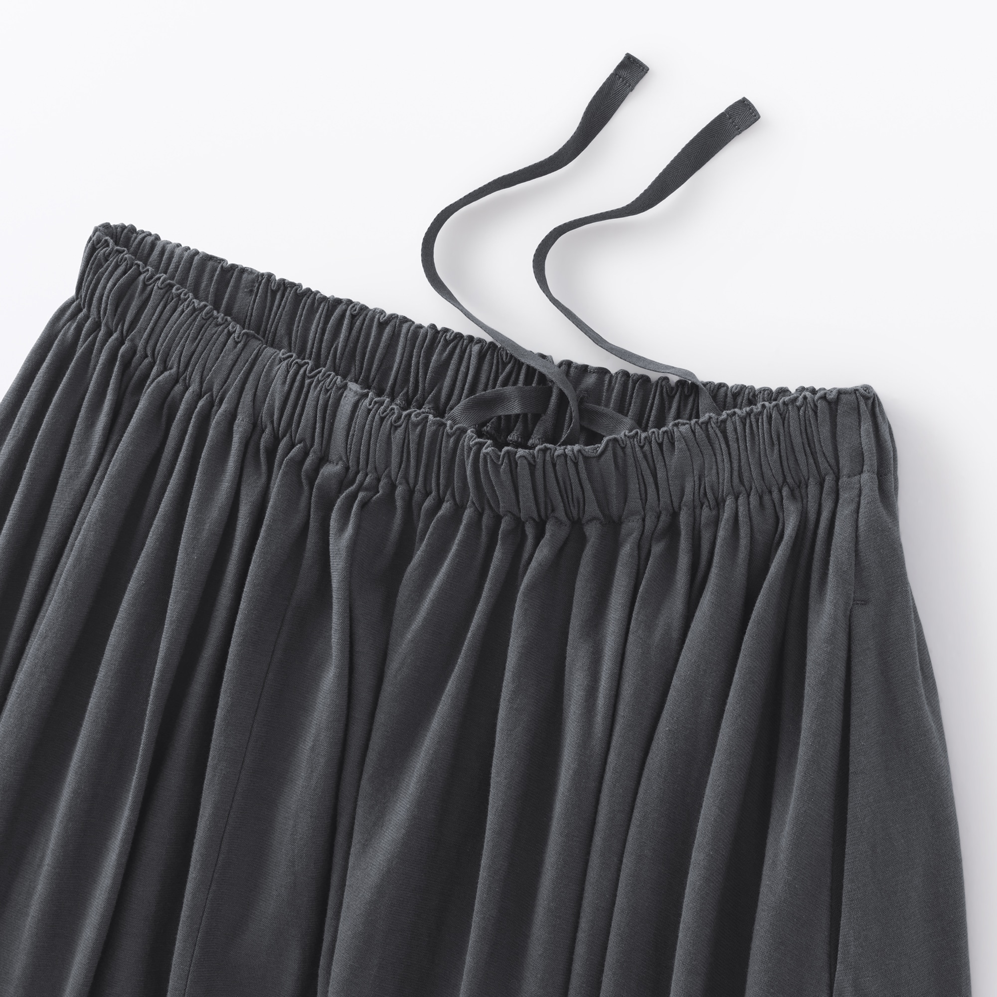 婦人　強撚天竺編みギャザースカート