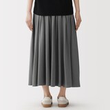 婦人　強撚天竺編みギャザースカート