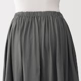 婦人　強撚天竺編みギャザースカート