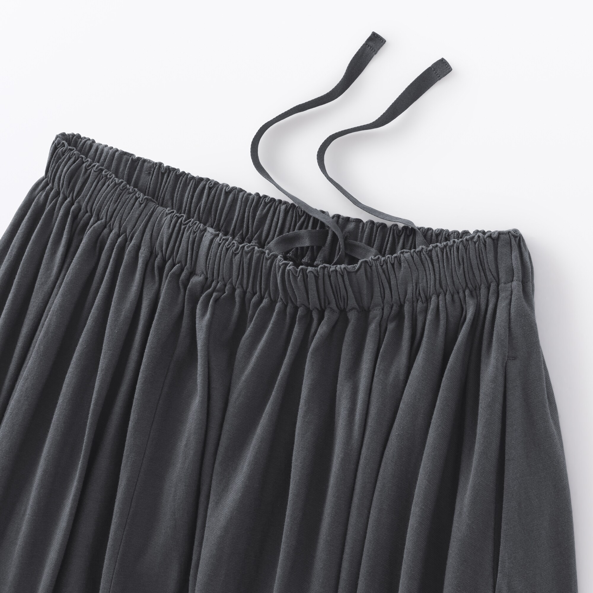 婦人　強撚天竺編みギャザースカート