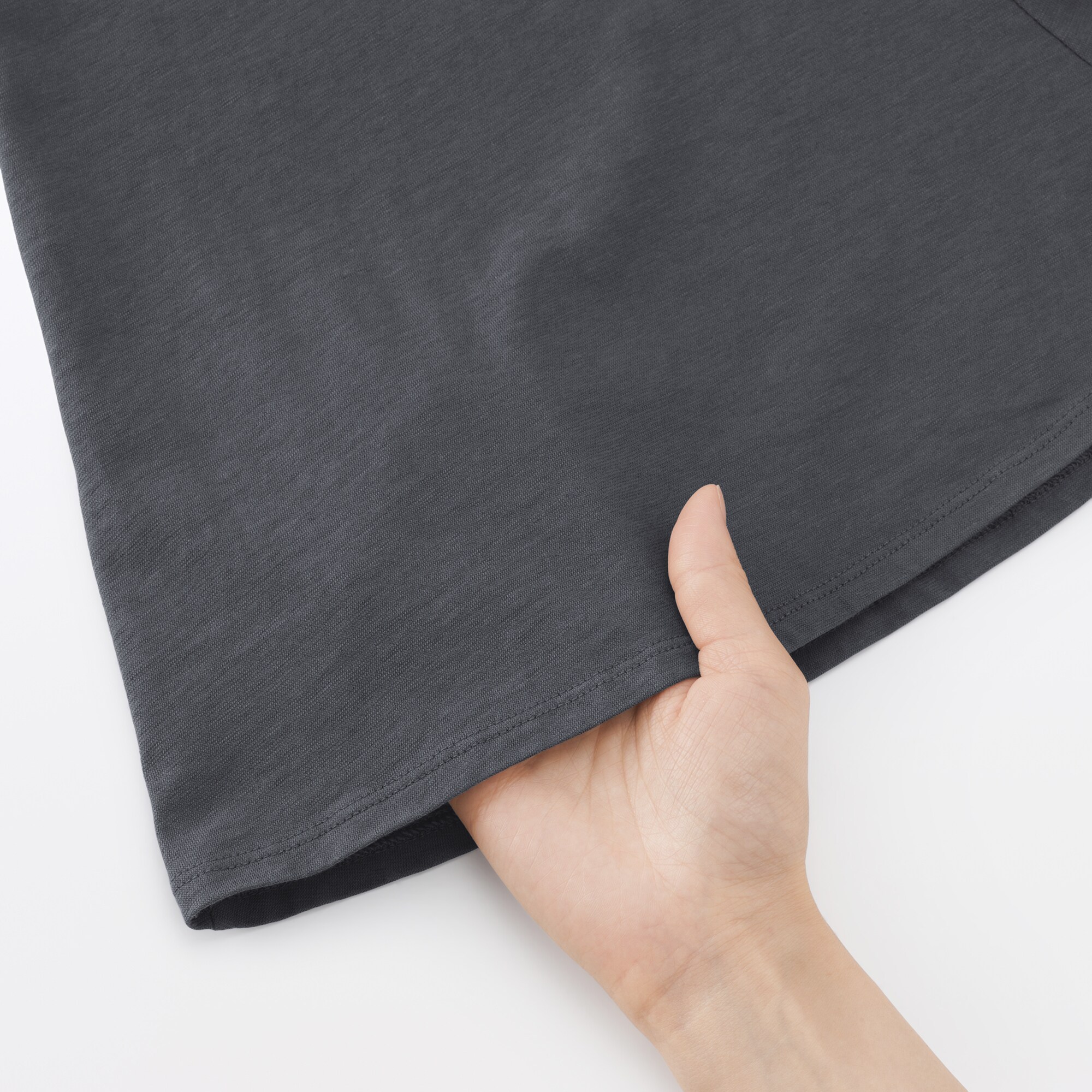 婦人　強撚天竺編みスリーブレスプルオーバー