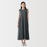 婦人　涼感ＵＶカットスリーブレスワンピース