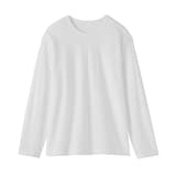 婦人　強撚天竺編みクルーネック長袖Ｔシャツ