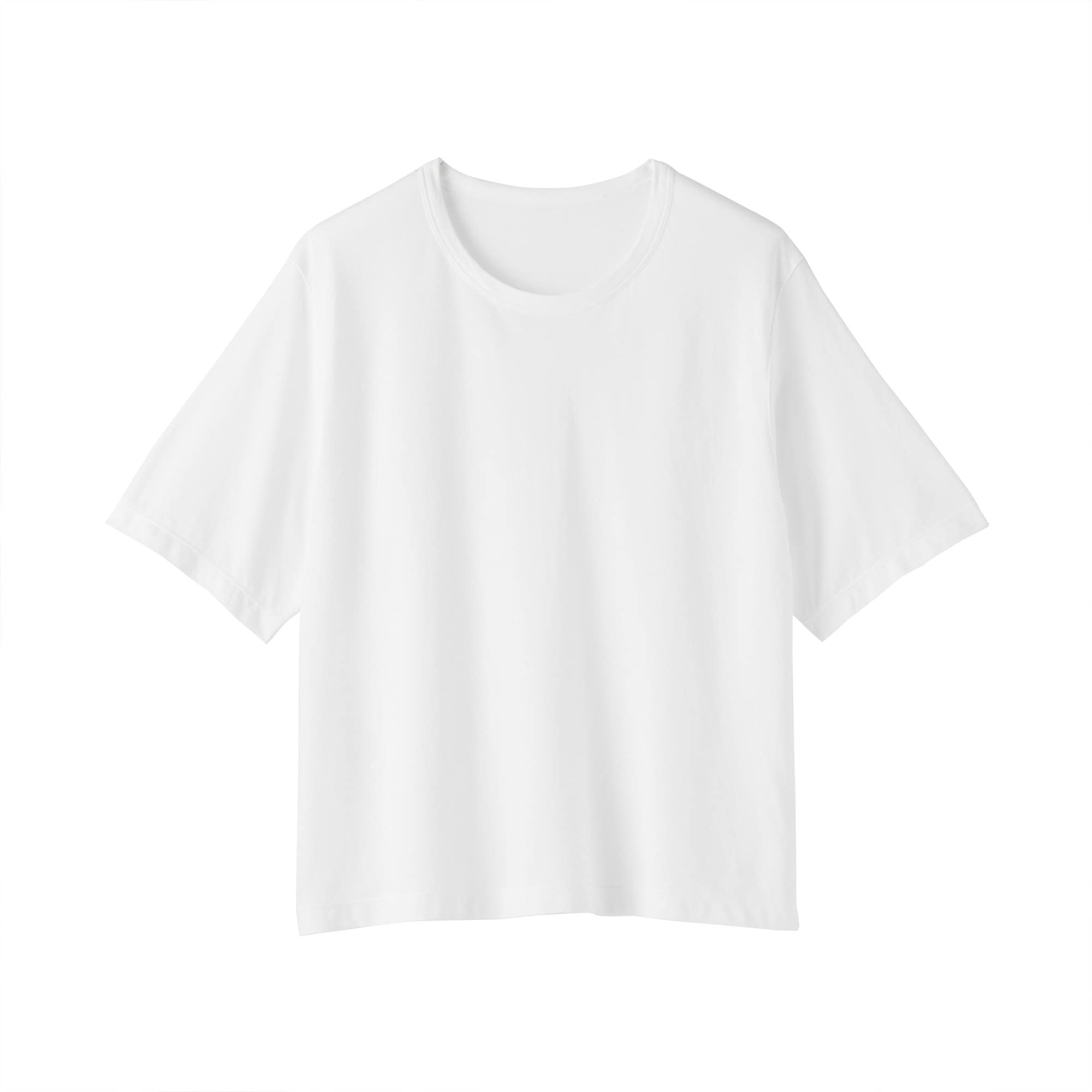 婦人　強撚天竺編みクルーネック半袖Ｔシャツ