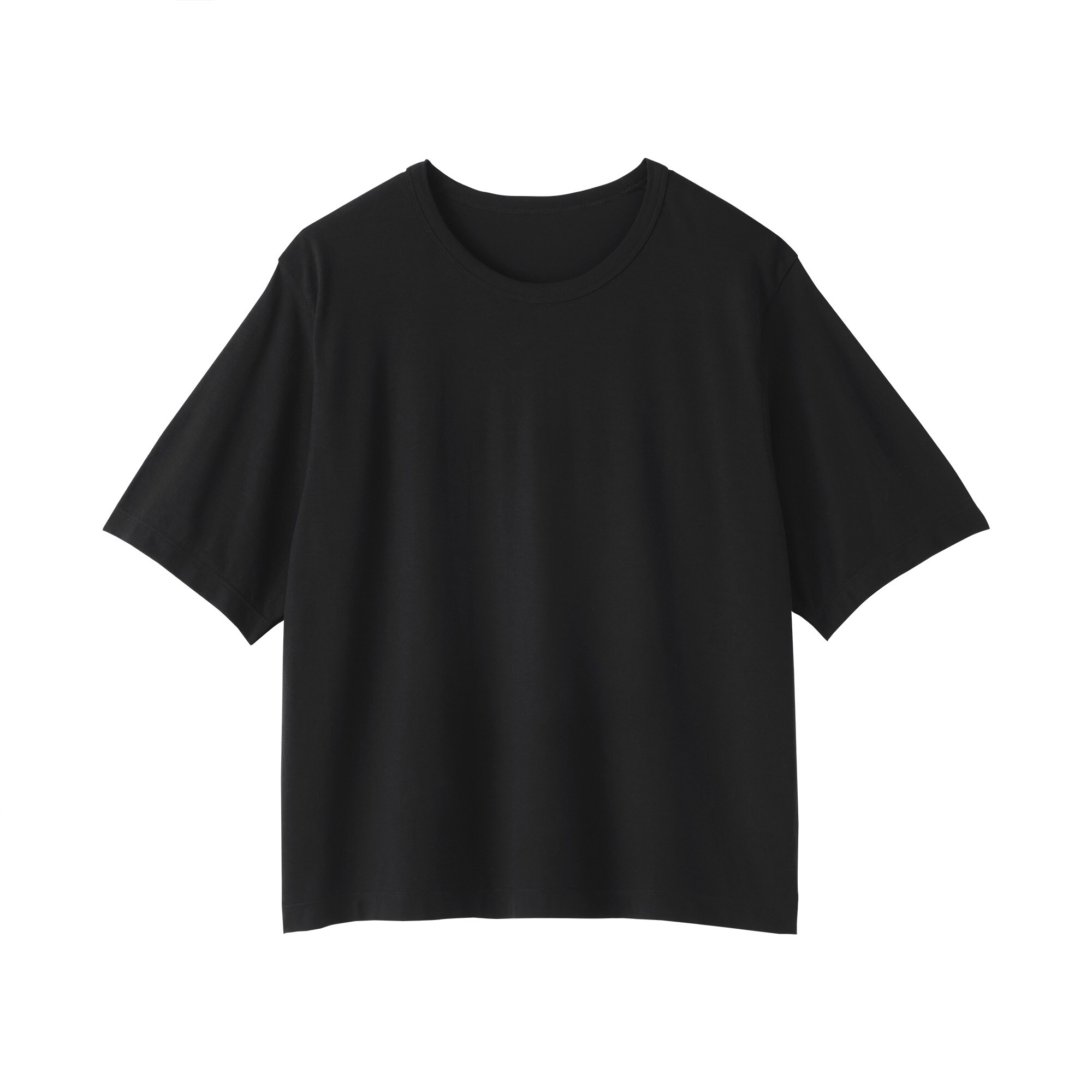 婦人　強撚天竺編みクルーネック半袖Ｔシャツ