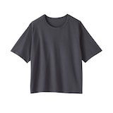 婦人　強撚天竺編みクルーネック半袖Ｔシャツ